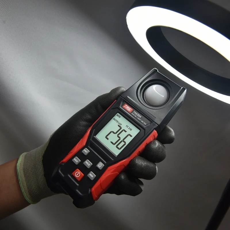For Engineering Lighting Light Meter Photography Digital Luxmeter Integrated Illuminometer PhotometerEnviromental Tester M4YD 6