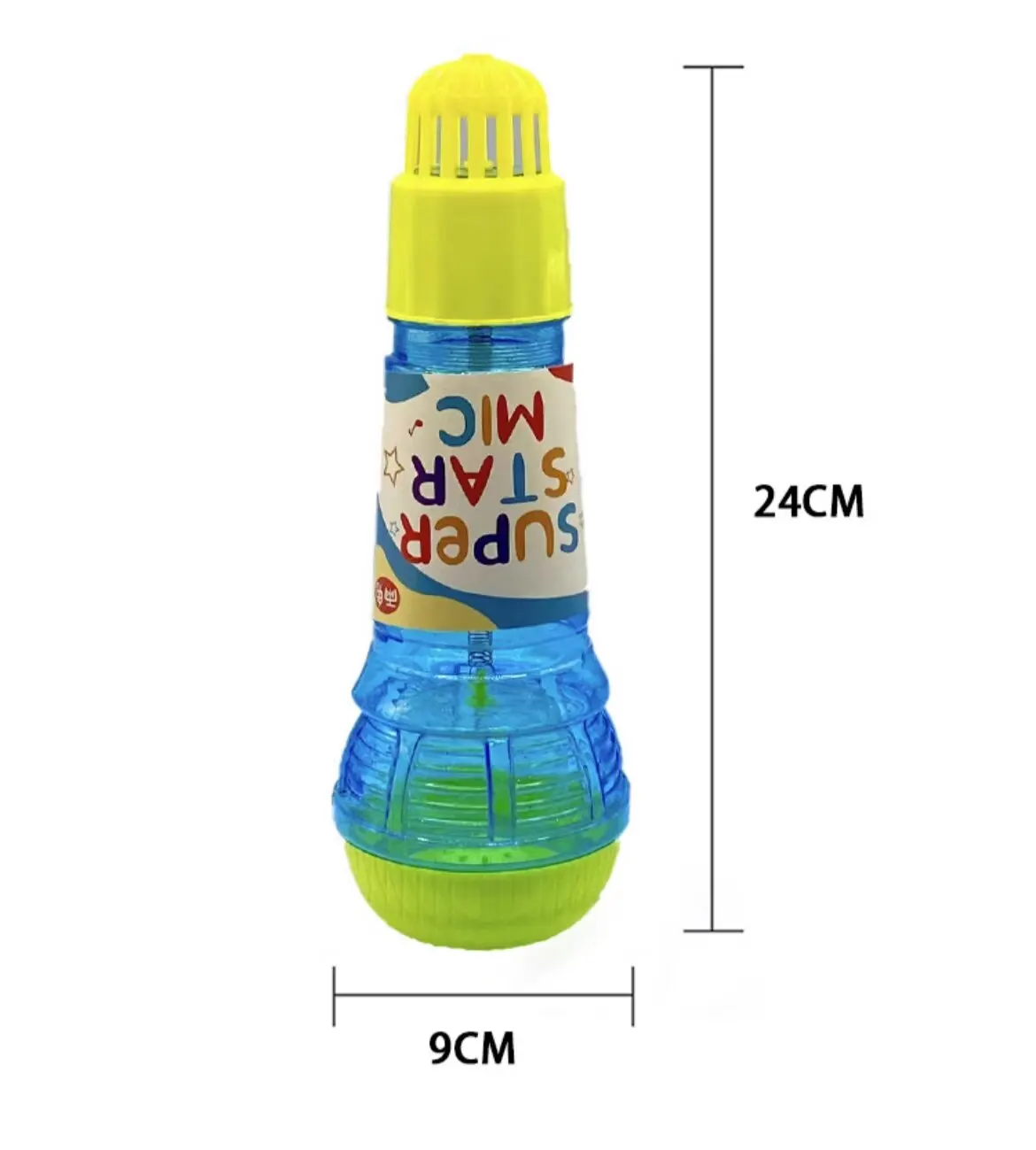 Kids Microphone 24cm Large Echo Physical Children's Singing Toy Music Enlightenment Production Practice