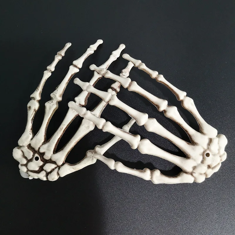 

Halloween Skeletons Claws Halloween Realistic Life Size Skeleton Hands Fake Human Hand Bone Zombie Party Terror Scary Props
