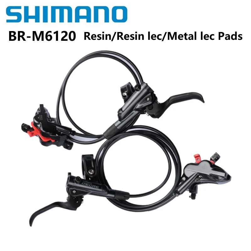 시마노 데오레 SLX M6100 M6120 브레이크 피스톤 유압 디스크 BR, MTB 자전거 액세서리, 송진/송진 lec/메탈 lec 패드 G05S J04C