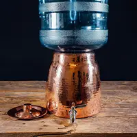 r Dispenser | 100% Pure Copper, Heavy Gauge, Hand Hammered | 2+ Gallons Capacity, Holds 2 - 5 Gallon 2