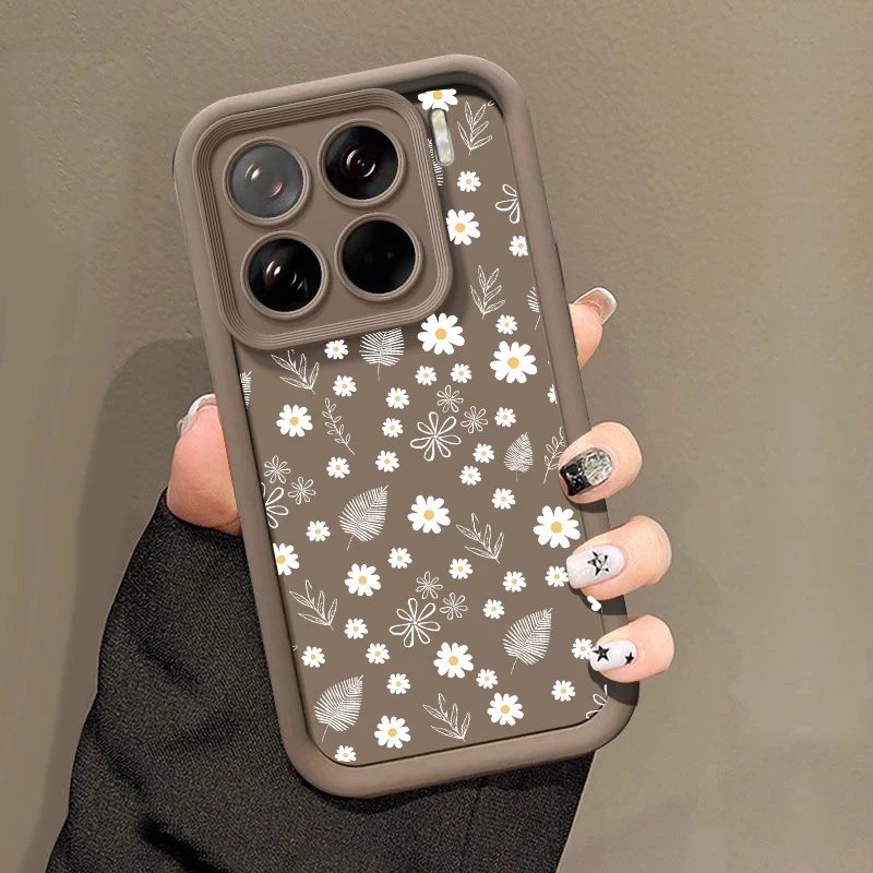 Floral Leaf Pattern Phone Case - Elegant Protective Cover