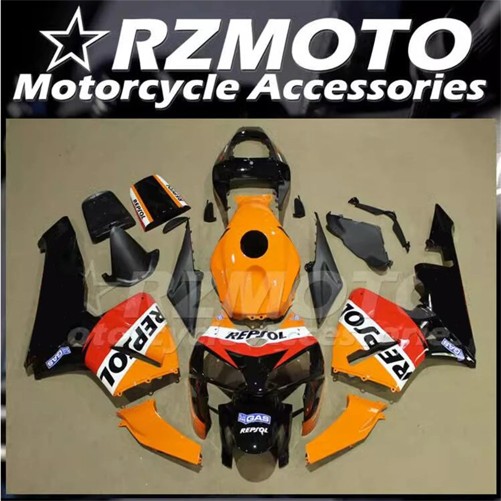 

New ABS Whole Motorcycle Fairings Kit Fit for HONDA CBR600RR F5 2005 2006 05 06 Bodywork set Red Orange Custom