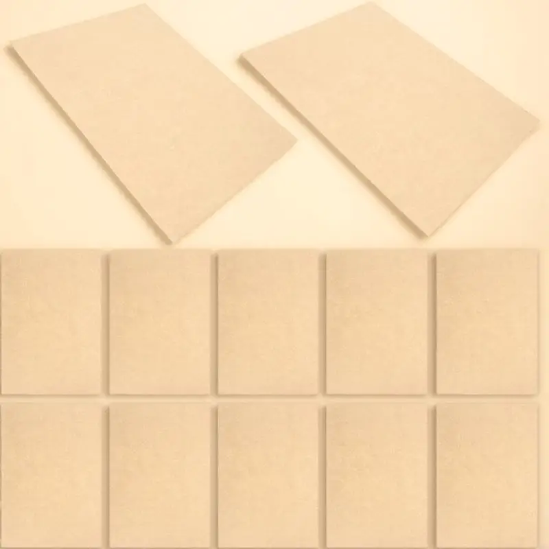 50Pcs A4 표백되지 않은 양피지 스타일 종이 밝은 갈색 복고풍 필기 용지 DIY 편지 인증서 인쇄에 적합 90G