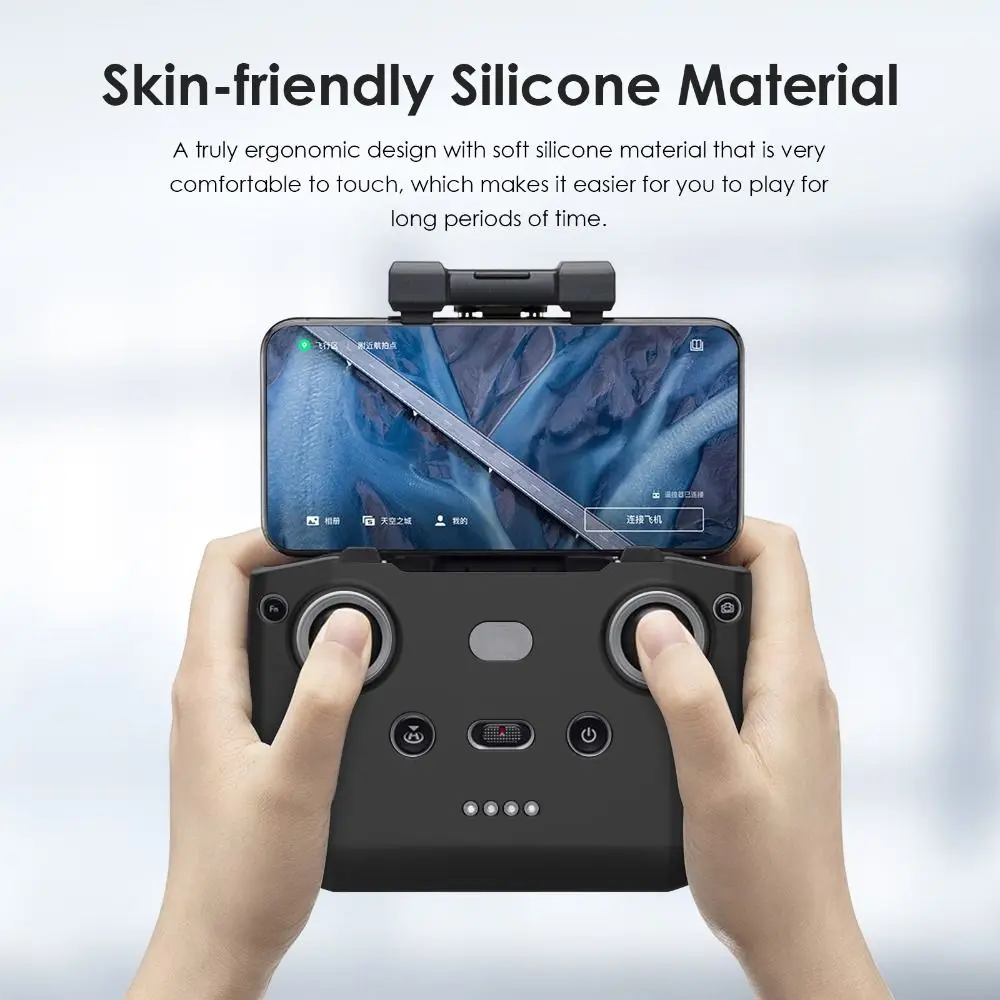 Shookproof Drone Remote Control Case Anti-bump Silicone Protective Cover Dust-proof Waterproof for DJI RC-N1/2/3