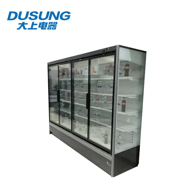 Supermarket Commercial Refrigerator Vegetable Fruit Cake Display Chiller - Image 4