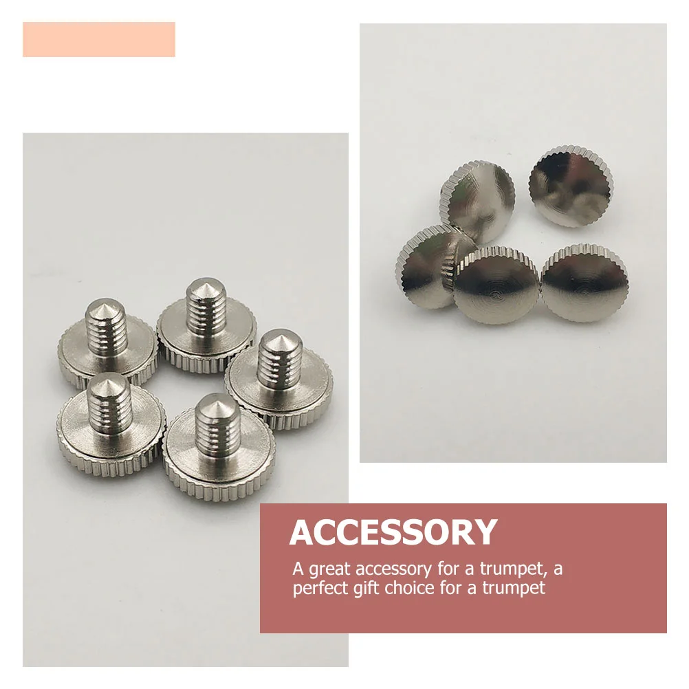 5 Pcs Small Screw Trumpet Ring-pull Screws Instrument Accessories Premium Instruments Musical for Metal Useful Parts Practical