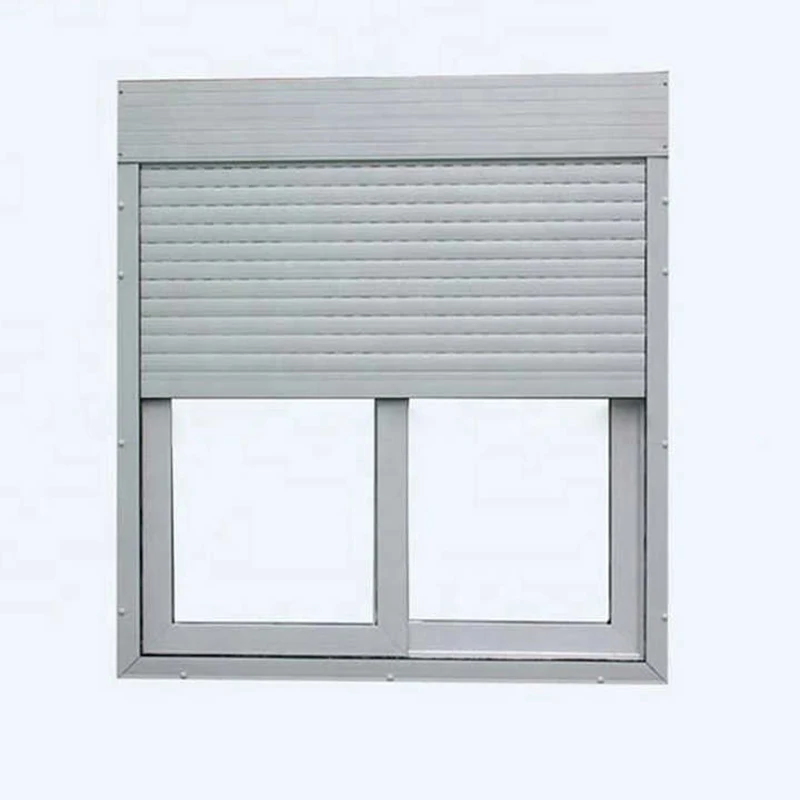 Anti-Theft Insulated Aluminum Roll up Window Roller Shutter Window Electric Aluminum Automatic Roller Shutter windows