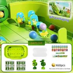 Interactive Tabletop Shooting Game - Fun Educational Toy for Family Gatherings and Parties (Green)