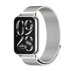 Premium Metal Wristband for Xiaomi Smart Band Bracelet - Global Edition (Silver 4)
