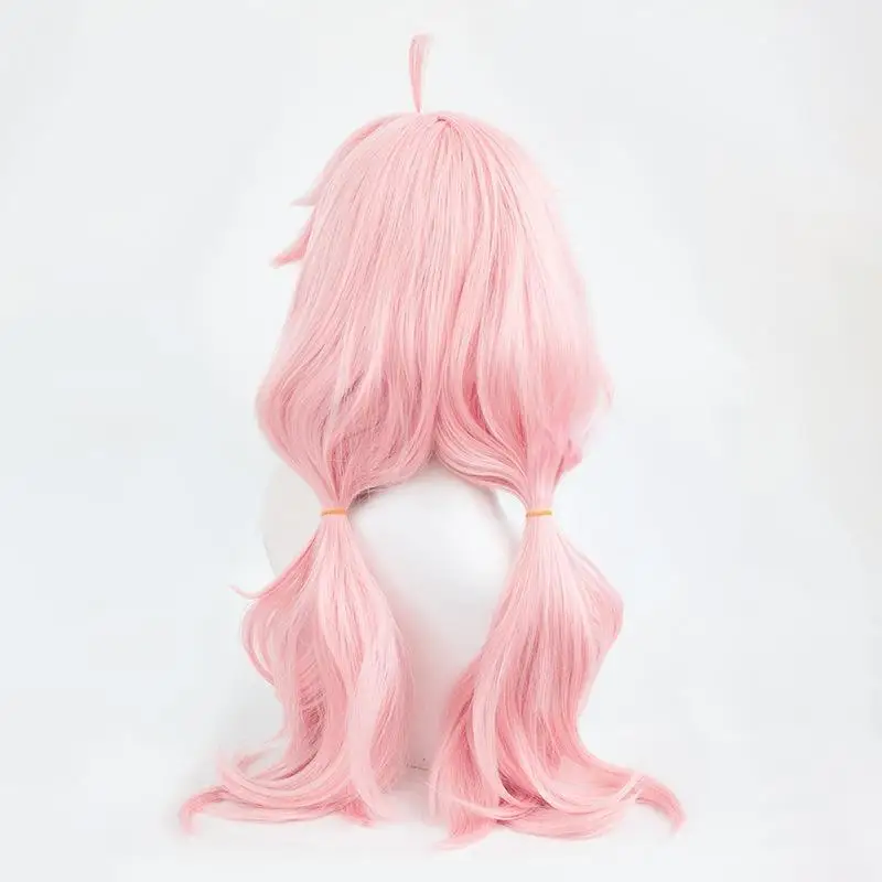 Pink White Heat Resistant Synthetic Cosplay Wig