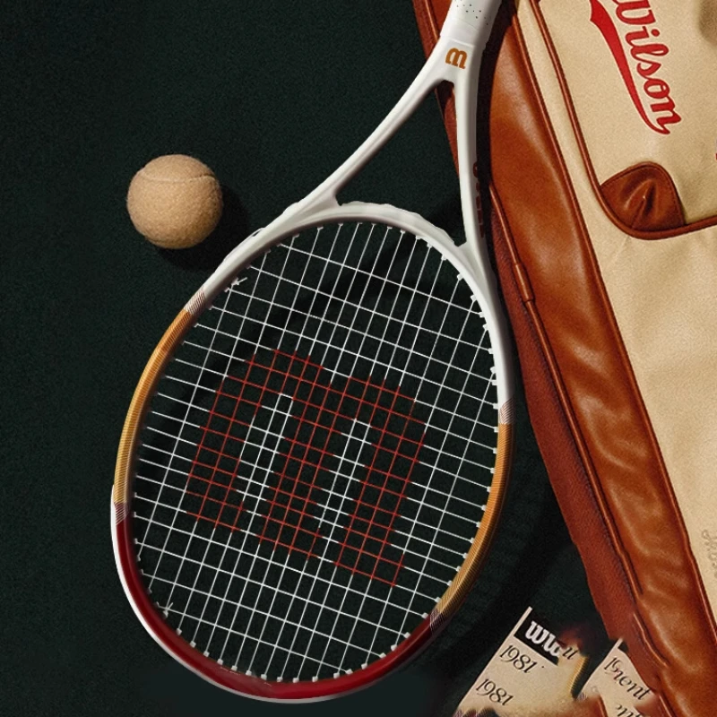 Shock-absorbing and Comfortable Tennis Racket, Lightweight and Durable Tennis Ball, Beginner Advanced Carbon Fiber Racket