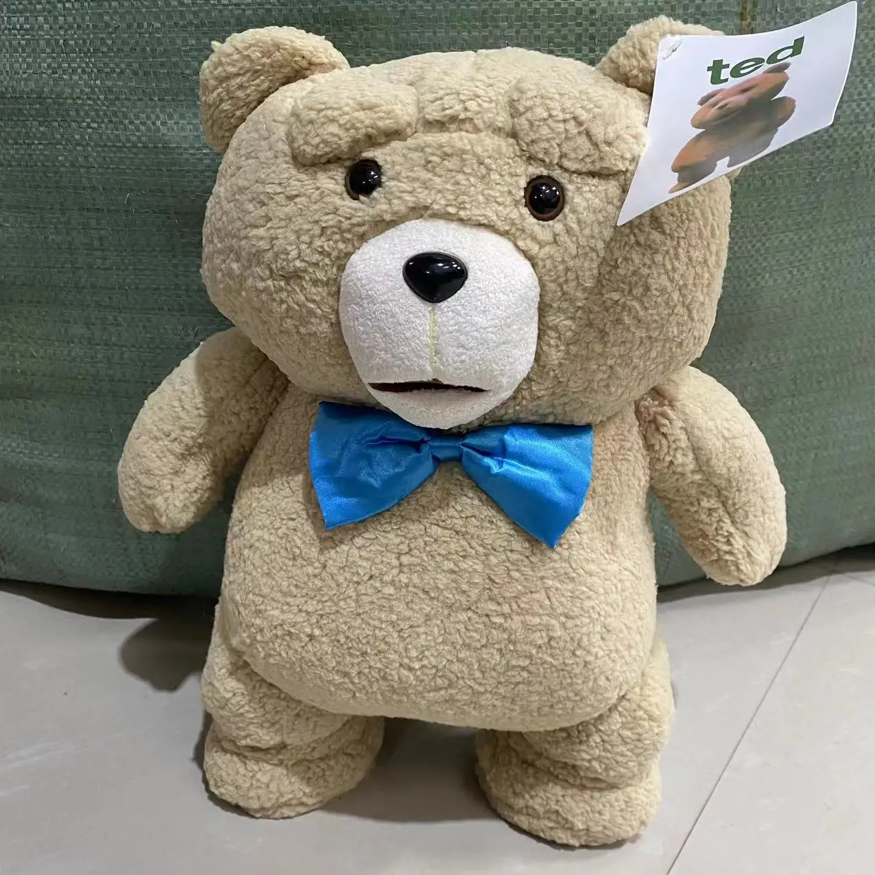 46cm TED Plush Teddy Bear in Apron - Soft Stuffed Animal Toy