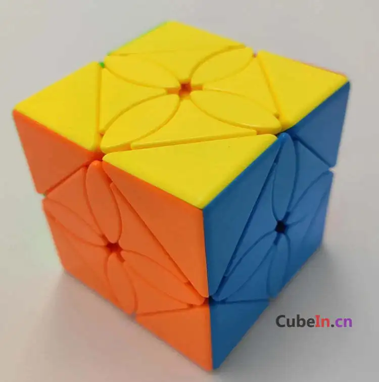 Meilong Maple Leaves Skewb Puzzle Cube Educational Toy Gift Idea X'mas Birthday 2
