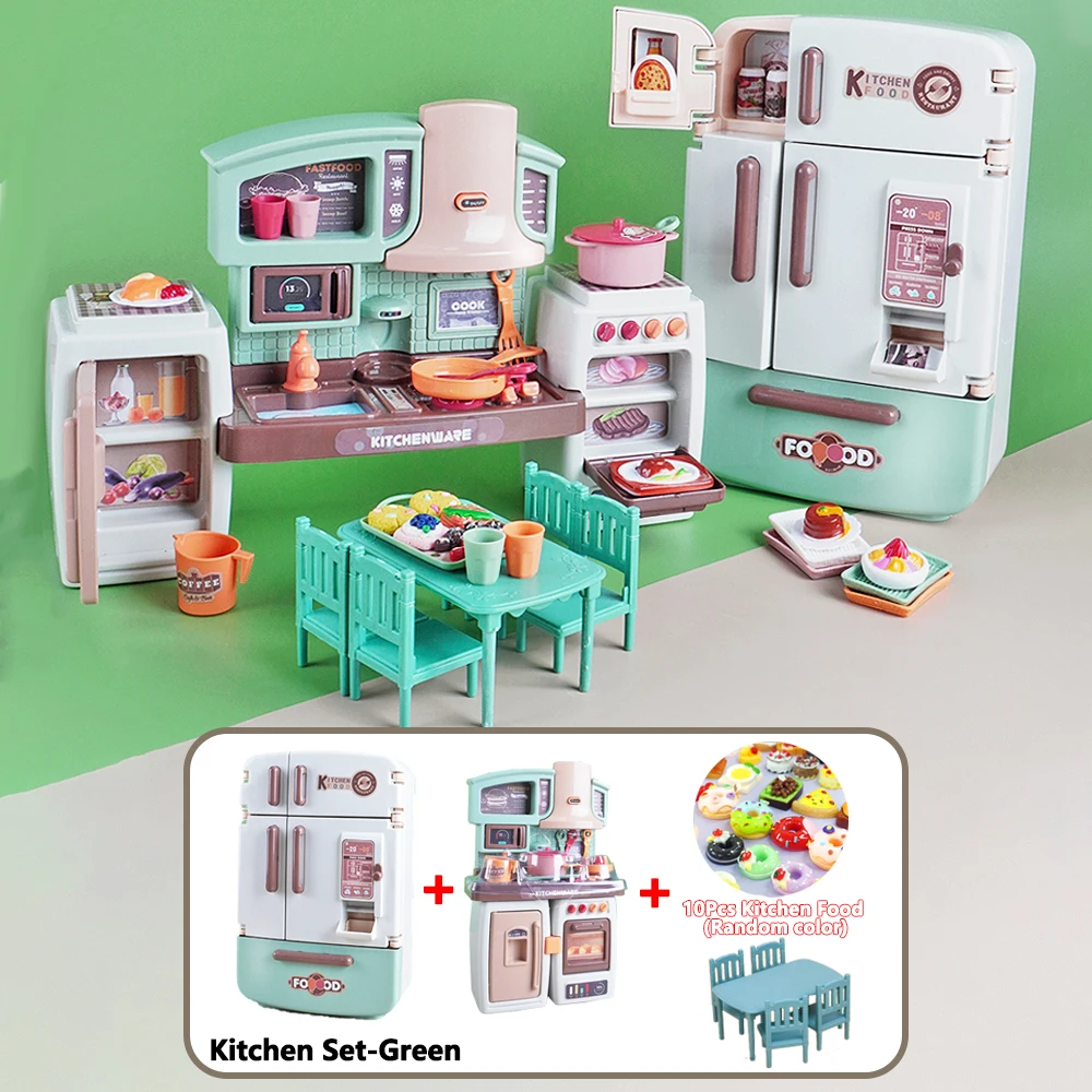 Deluxe Miniature Food Cooking Set with Realistic Oven & Interactive Play Kitchen Features