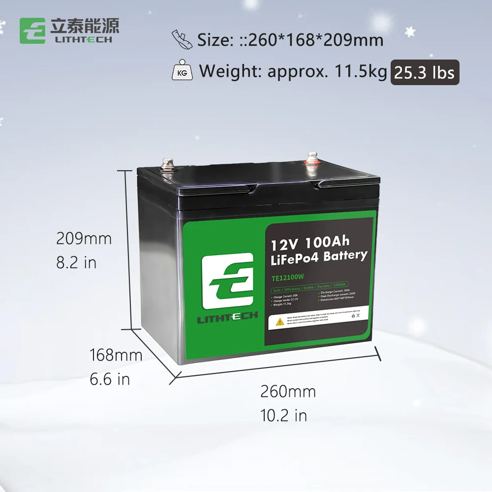 12.8V 6Ah LiFePO4 Battery, Lithium Iron Phosphate Battery, 3000+ Deep  Cycles LiFePo4 Batteries Bulit-in BMS Rechargeable Battery - AliExpress