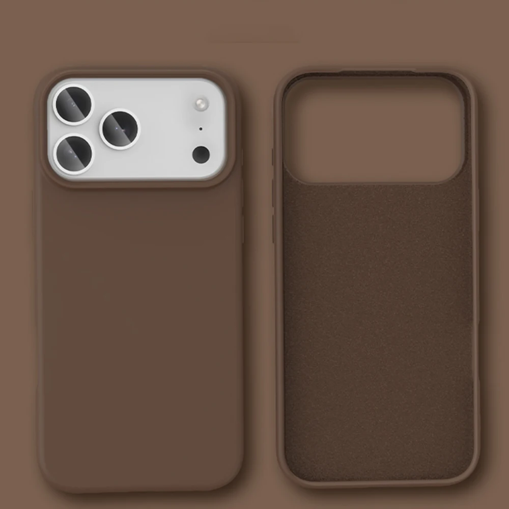Shockproof Soft Liquid Silicone Phone Case - Skin Feeling Protection Cover