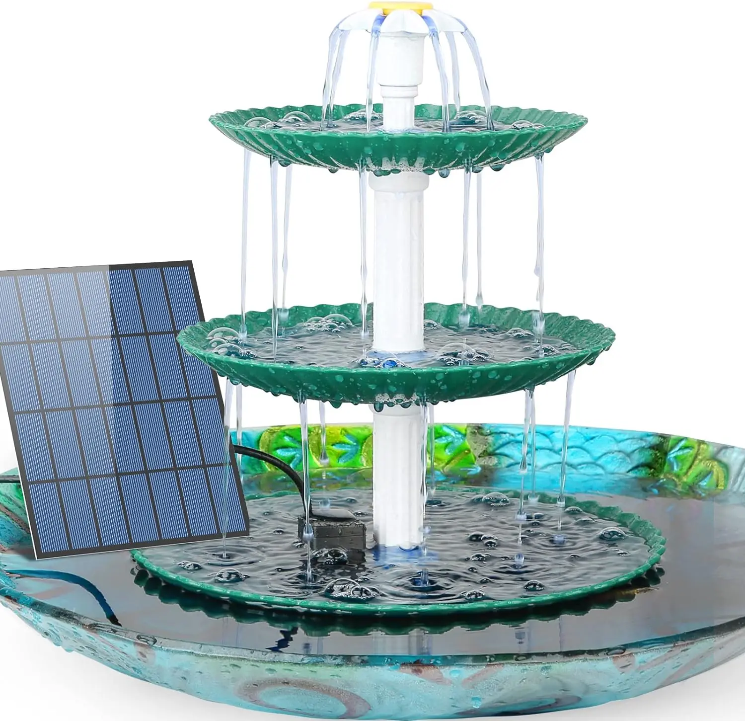 AISITIN3TieredBirdBathwith3.5WSolarPump,DIYSolarFountainDetachableandSuitableforBirdBath,GardenDecoration-AliExpress