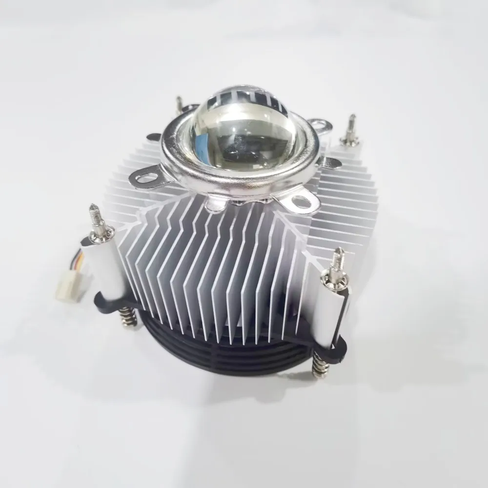 Aluminium Heat Sink Cooling Fan 50W 100W High Power Led Light 95*95*55mm