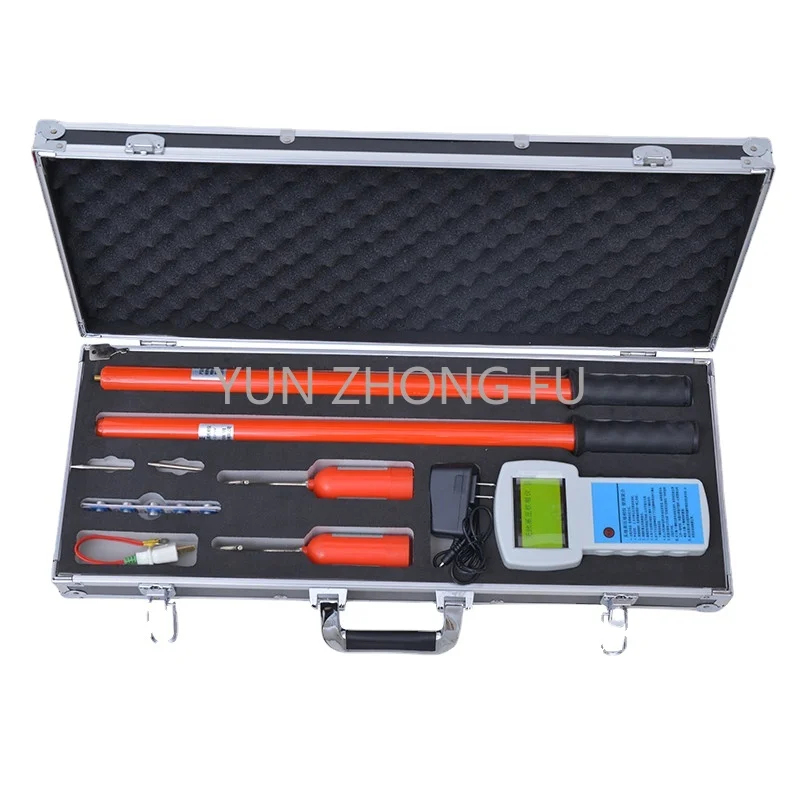 

Wireless High-Pressure Phasing Three-Phase Phase Sequence Wired Detector 10-220kV Power Test Phase Meter Judgment Instrument