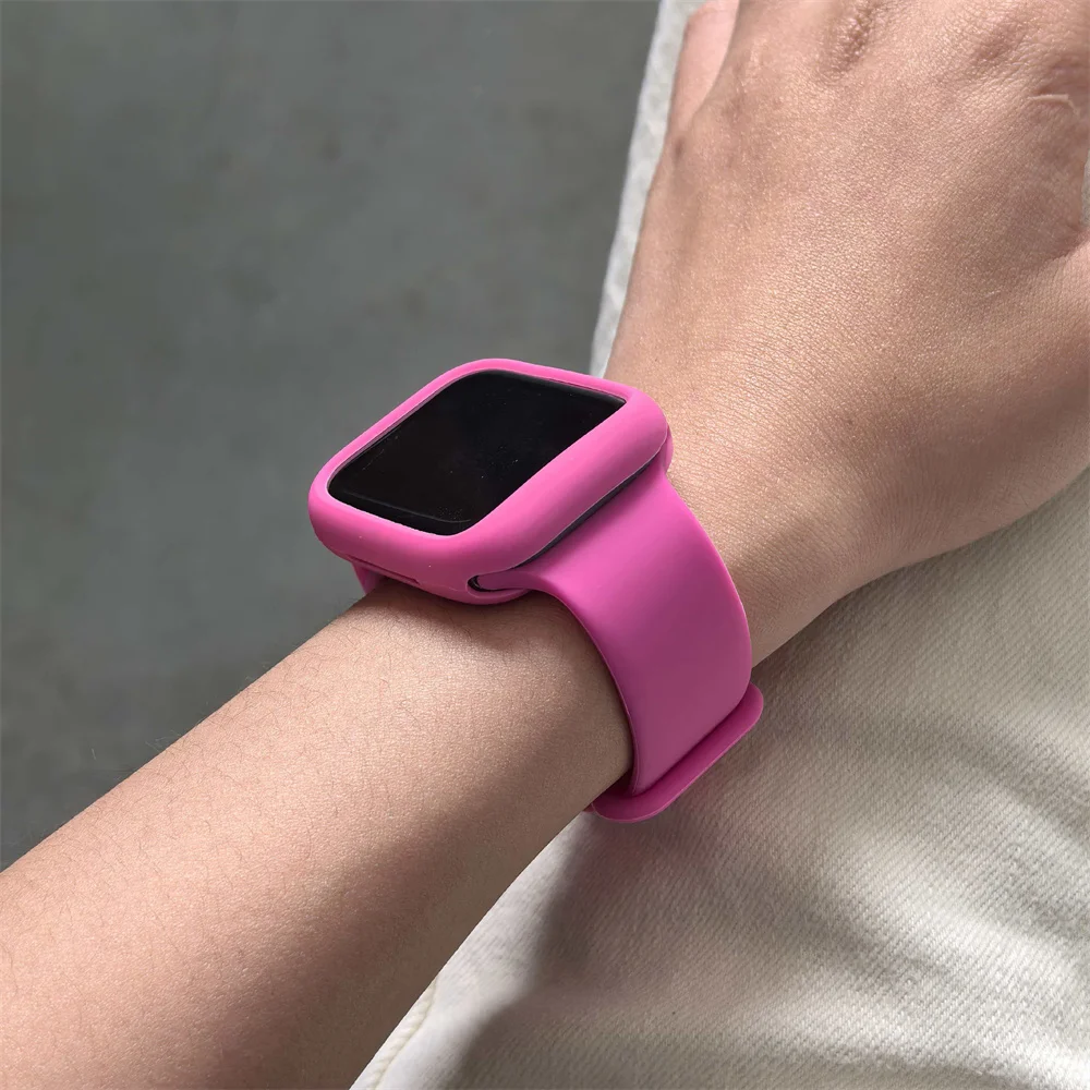 Premium Silicone Band with Soft Case and Bumper Protector