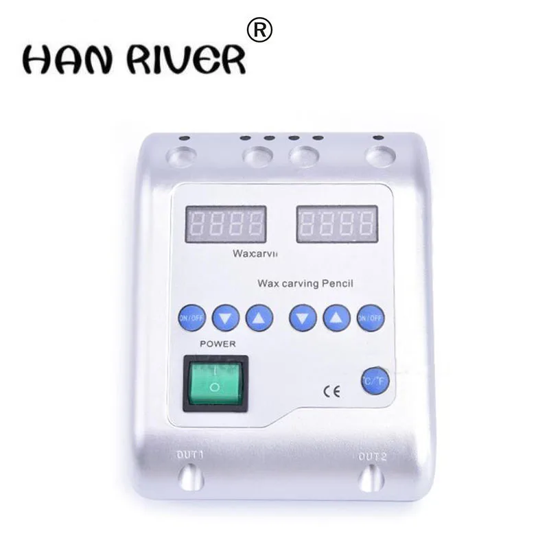 1 set high quality Dental Laboratory Equipment Electric Wax Carving knife Machine Double Pen With 6 Wax Tips Wax Carving Pen