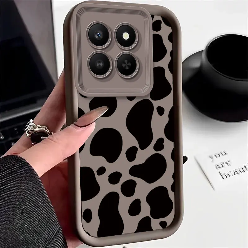 Leopard Print Silicone Soft Back Cover - Stylish Phone Case