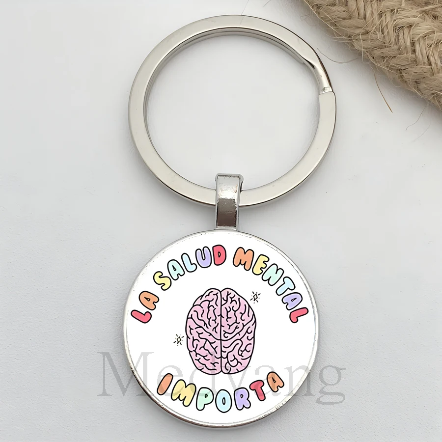 Creative mental health keychain 3