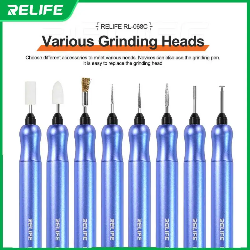 

Original RL-068C Speed adjustable electric grinding pen small grinding machine mini jade electric engraving pen engraving pen