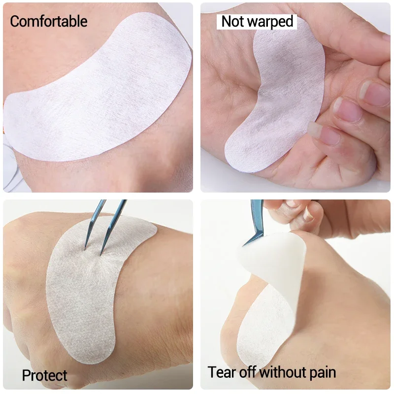 Eyelash Patches Hydrogel Gel Eye Patches False Eyelash Extension Under Eye Pads Makeup Tools 100Pairs eyelash patch,eyelash pads,eyelash patches,eye patches