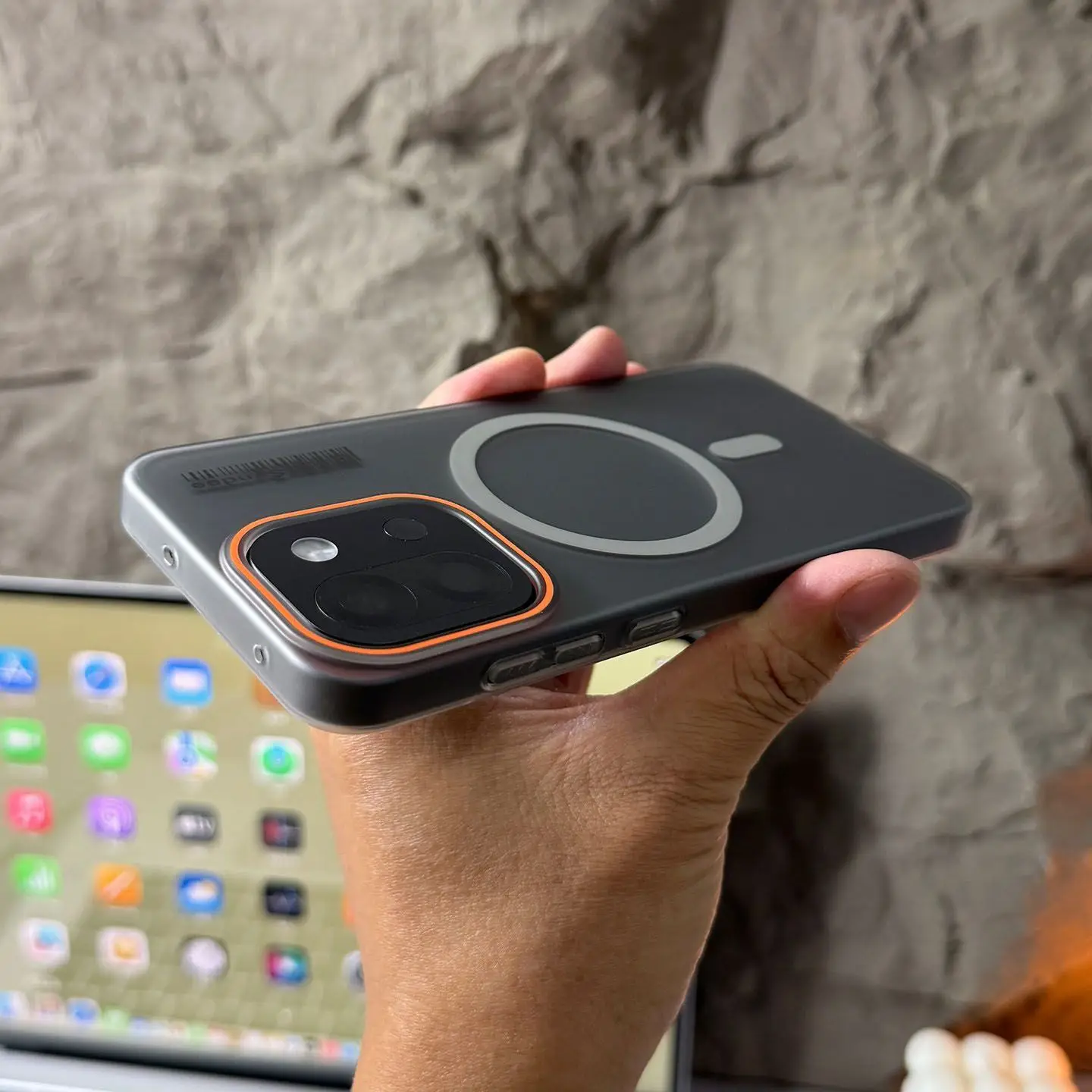 Magnetic Frosted Translucent Skin-Friendly Shockproof Case