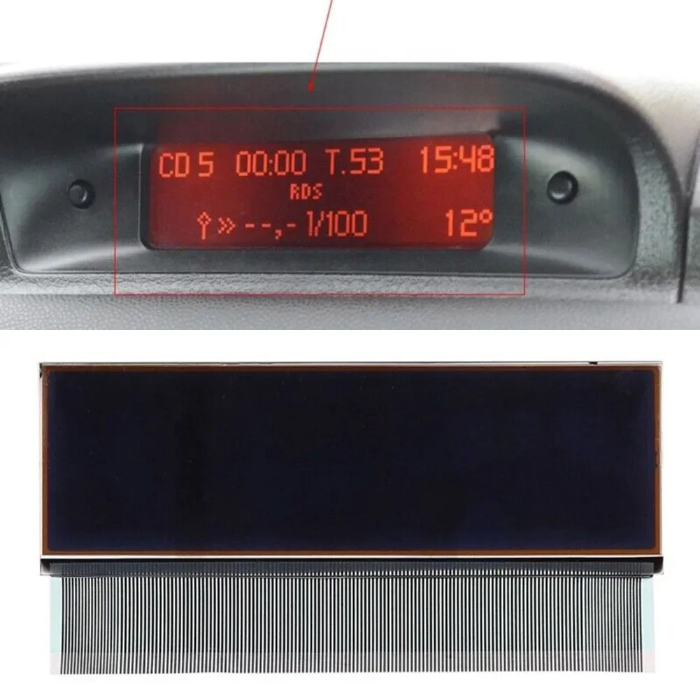 Car Interior Trim 1Pcs Car Navigation Monitor Screen Radio LCD Screen Display For 206 307 C5 Xsara Picasso LCD Display HD Digital Backup Camera