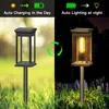 2PCS Outdoor Tungsten Filament Bulb Solar Lamp Waterproof Landscape Light Solar Powered Lawn Decoration Lamp for Garden Pathway 1