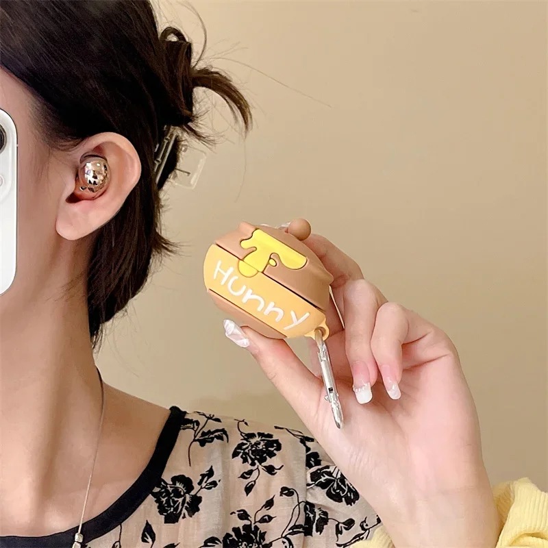 Sweet Honey Pot Cartoon Silicone Protective Cover