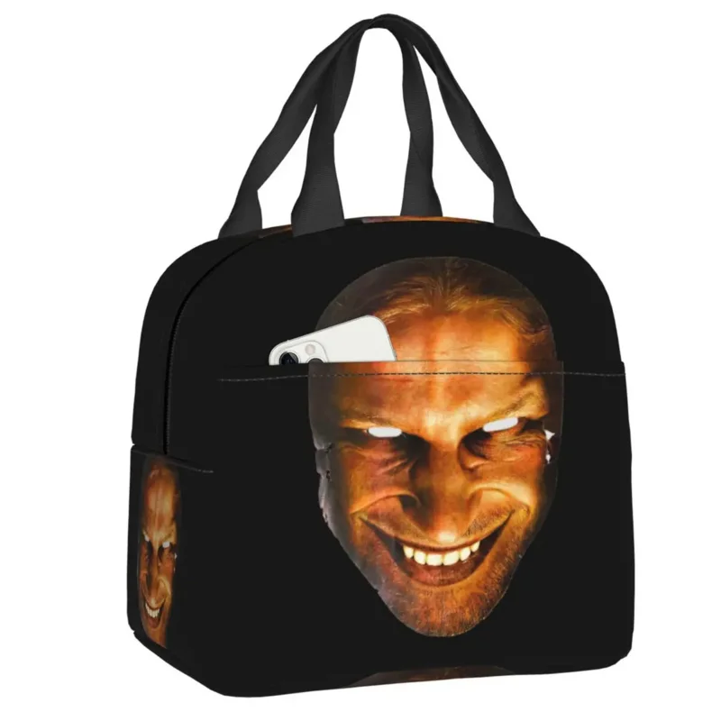 

Aphex Twin Box Waterproof Warm Cooler Thermal Food Insulated Lunch Bag for Women School Work Picnic Reusable Tote Bags