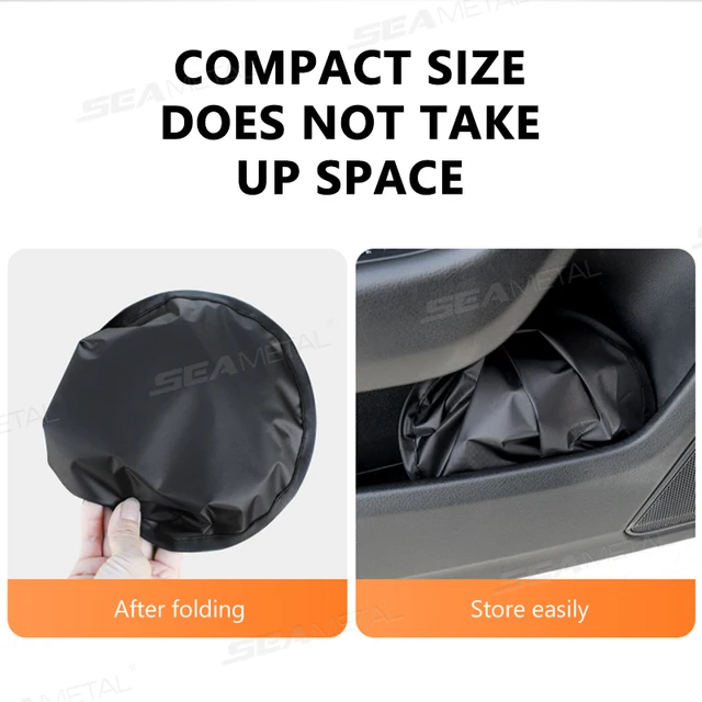 SEAMETAL 4-Layer Car Sun Shade Cover Side Window Electrostatic Curtains Sun Protection 99.9% UV  Ray Blocking Foldable Curtains 6