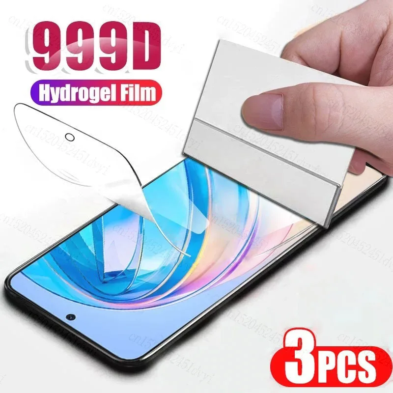 

Гидрогелевая пленка с полным покрытием для Honor X8a X9 5G X8 4G X7a X6 X5 X40 X40i X50i, защитная пленка для экрана, Высококачественная пленка для Honer X8a, 3 шт.