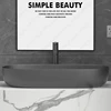 Ceramic Porcelain Table Sink Countertop Wash Basin Bathroom Vessel Sink Lavatory Above Counter Vanity Sink Balcony Table Basin 4