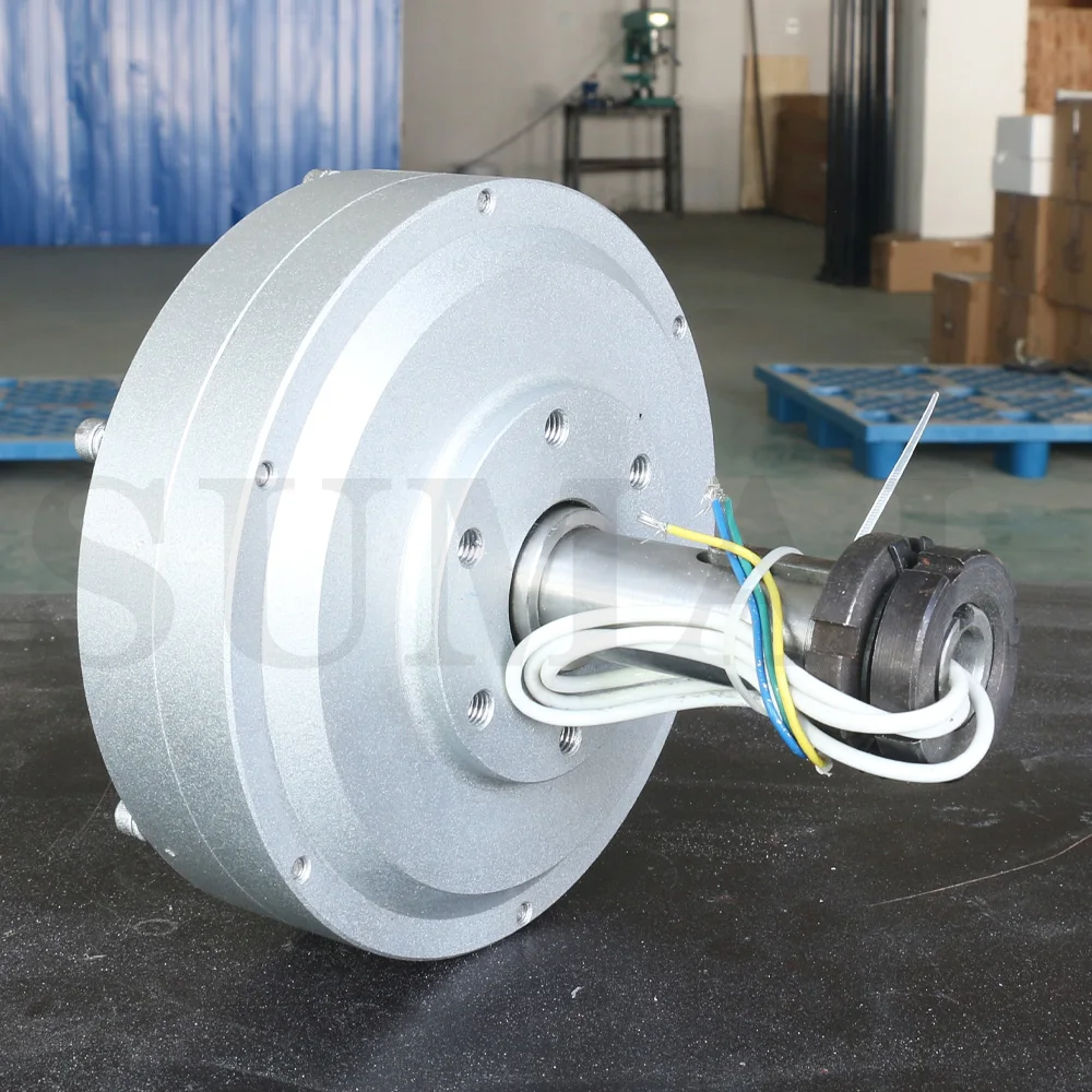 Permanent Magnet Generator 600W/800W/1000W 12V/24V/48V Low Speed Alternator Coreless Maglev DIY Water Wind Turbine Generator