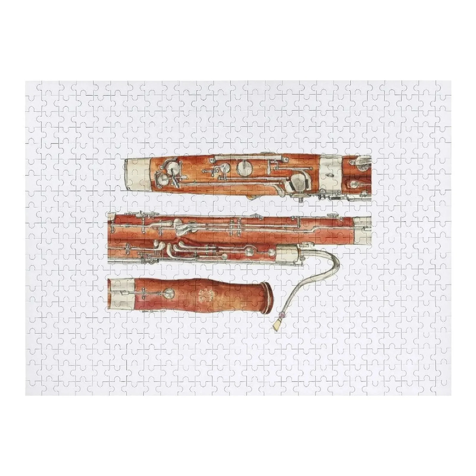 The Bassoon Jigsaw Puzzle Custom Name Child Toy Customizable Gift Puzzle