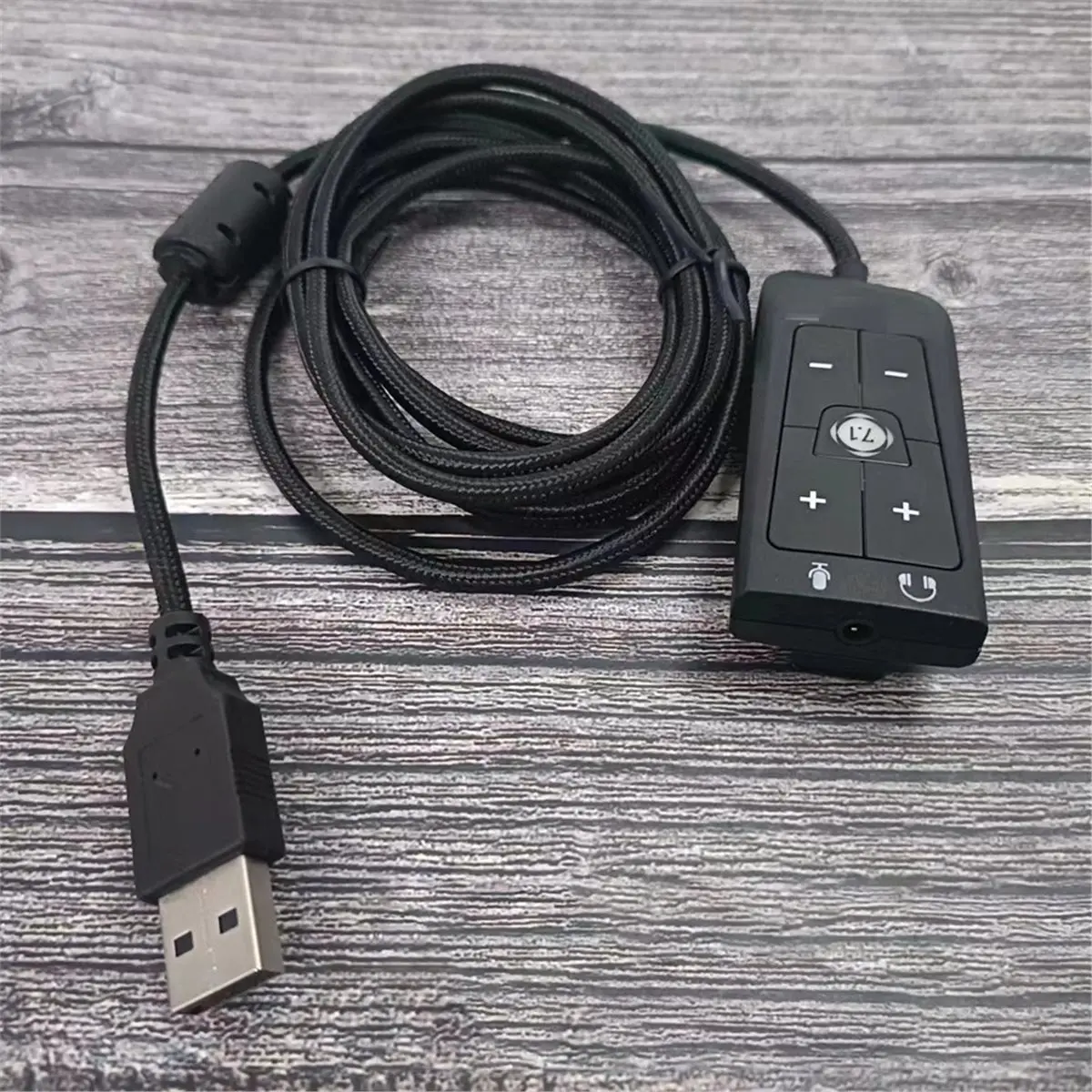 (A96Z) HyperX Cloud II 유선 게이밍 헤드셋용 USB 사운드 카드 어댑터