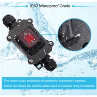 1 Piece IP67 Waterproof Inline Switch 12V DC 20A High Current Power Waterproof Switch - Image 4