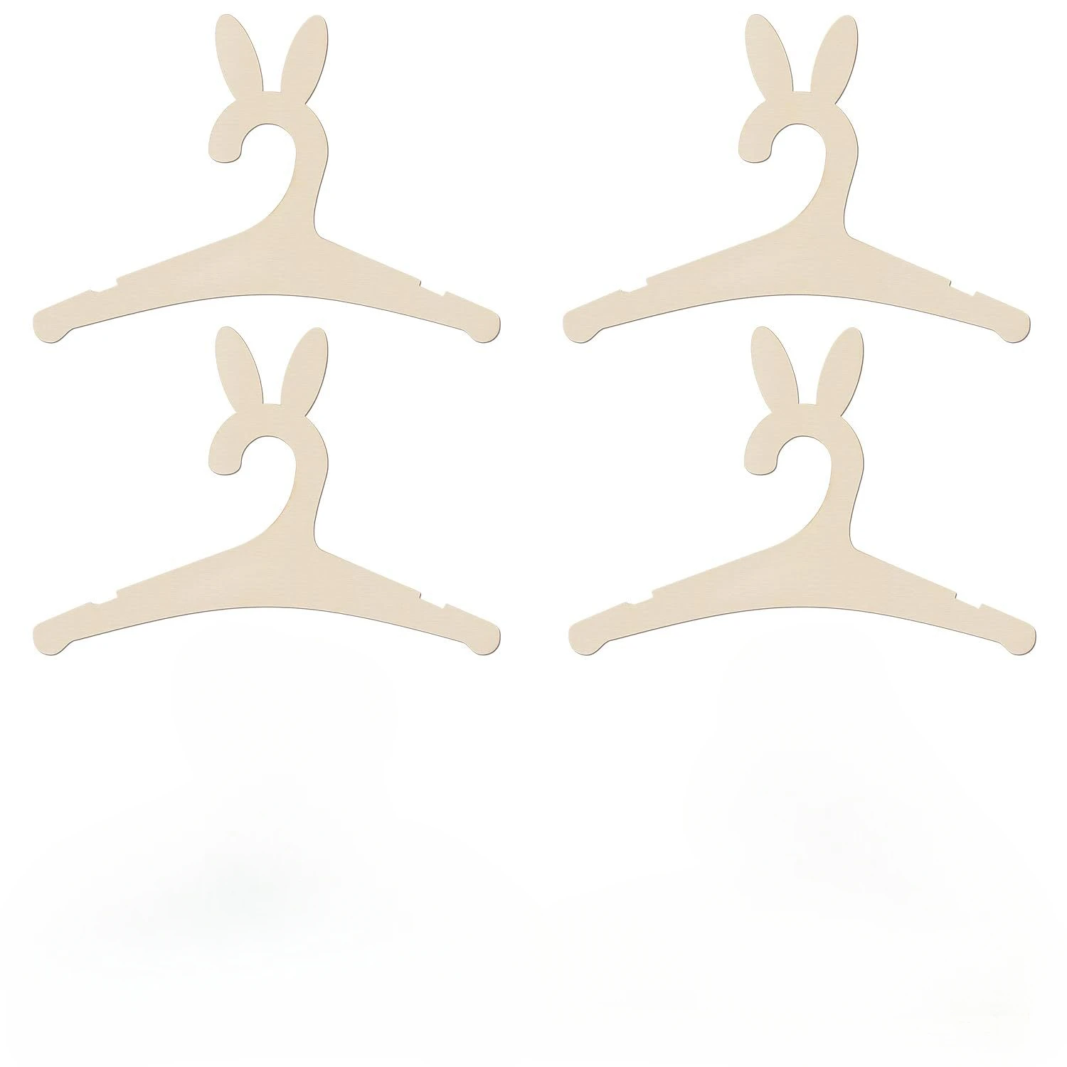 Baby Creative Hanger Rack Baby Wooden Clothes Hanger Home Baby Room Nursery Decor for Kids Present