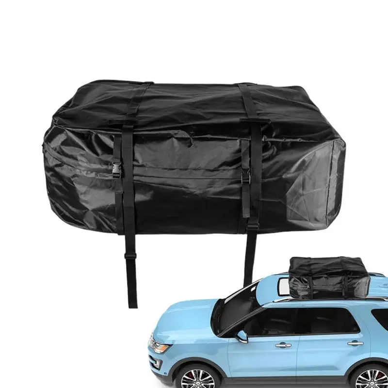 

Car Roof Waterproof Luggage Bag Safety Foldable Heavy Duty Vehicle Cargo Carrier Ample Storage Room Large Capacity auto items