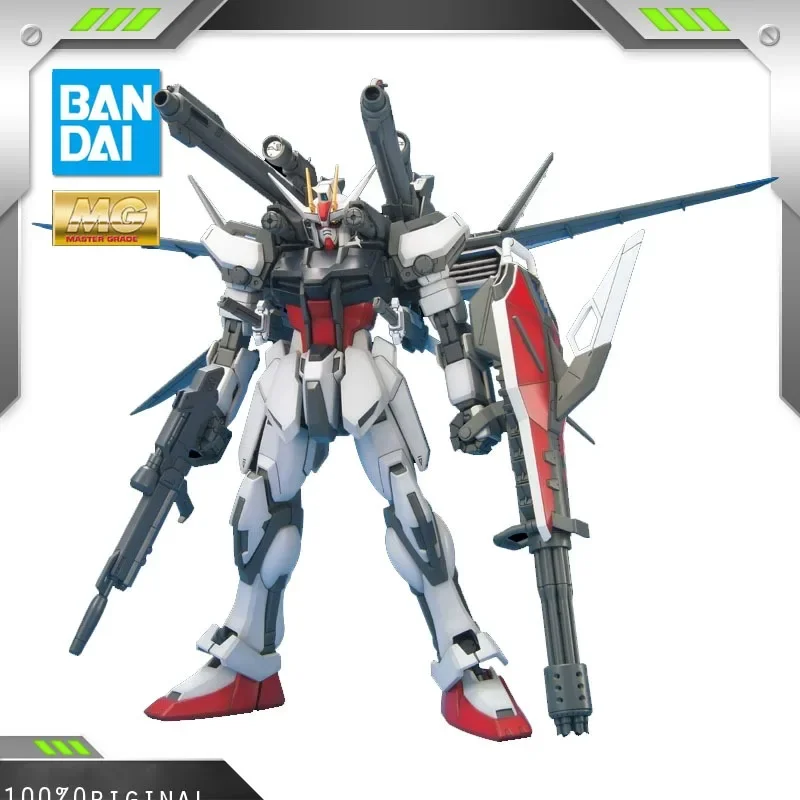 

BANDAI Anime MG 1/100 Strike Gundam+IWSP IWSP New Mobile Report Gundam Assembly Plastic Model Kit Action Toys Figures Gift