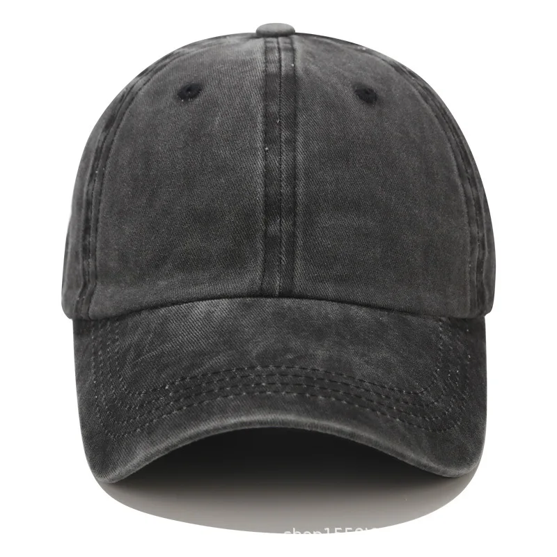 Baseball Cap Baseball Cap Women Men Hat Vintage Washed Cotton Soft Top Denim Cloth Dad Hat Casual Sport Trucker Cap Solid Color Adjustable