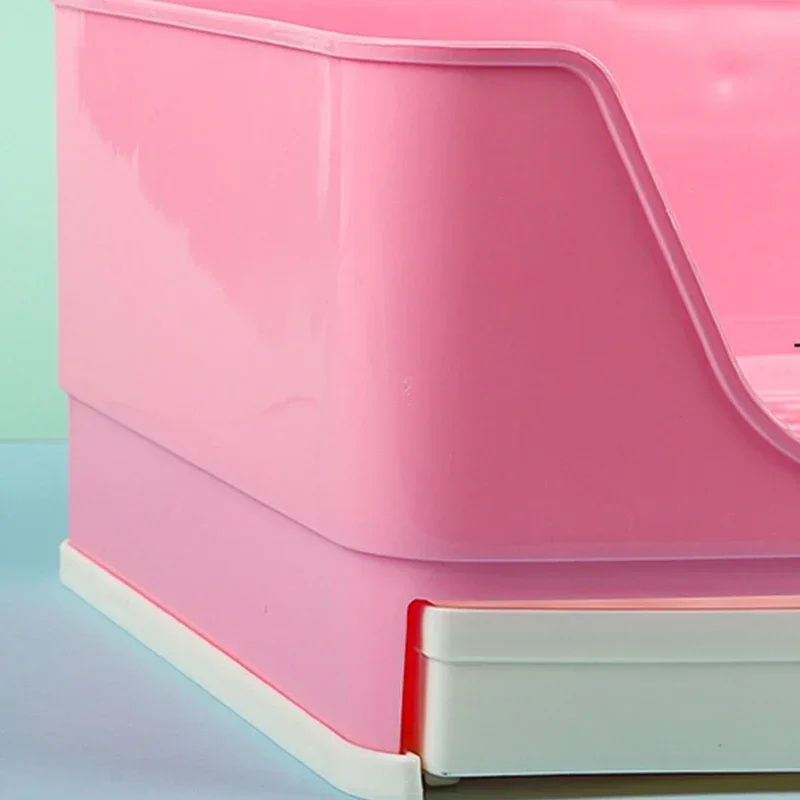 

Place Bedpan With Easy Litter Large Drawer Bigger Grate Potty Operation Corner Toilet Pet Box Firmly Rabbit