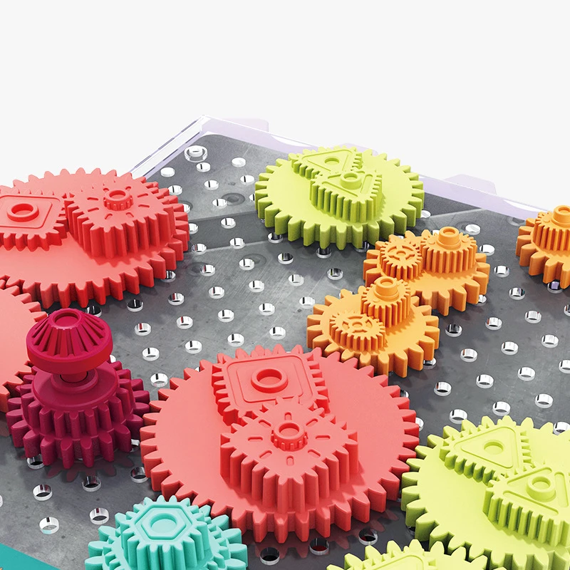 40 가지 도전 논리 퍼즐 기어, 두뇌 사고 훈련, 부모-자녀 상호 작용 장난감, 어린이 IQ 교육 보드 게임
