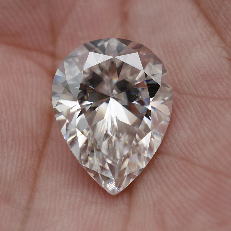 Moissanite Stone Round Oval Pear Radiant Emerald Heart Princess Cushion Asscher Trilliant Cut 1.0-5.0ct