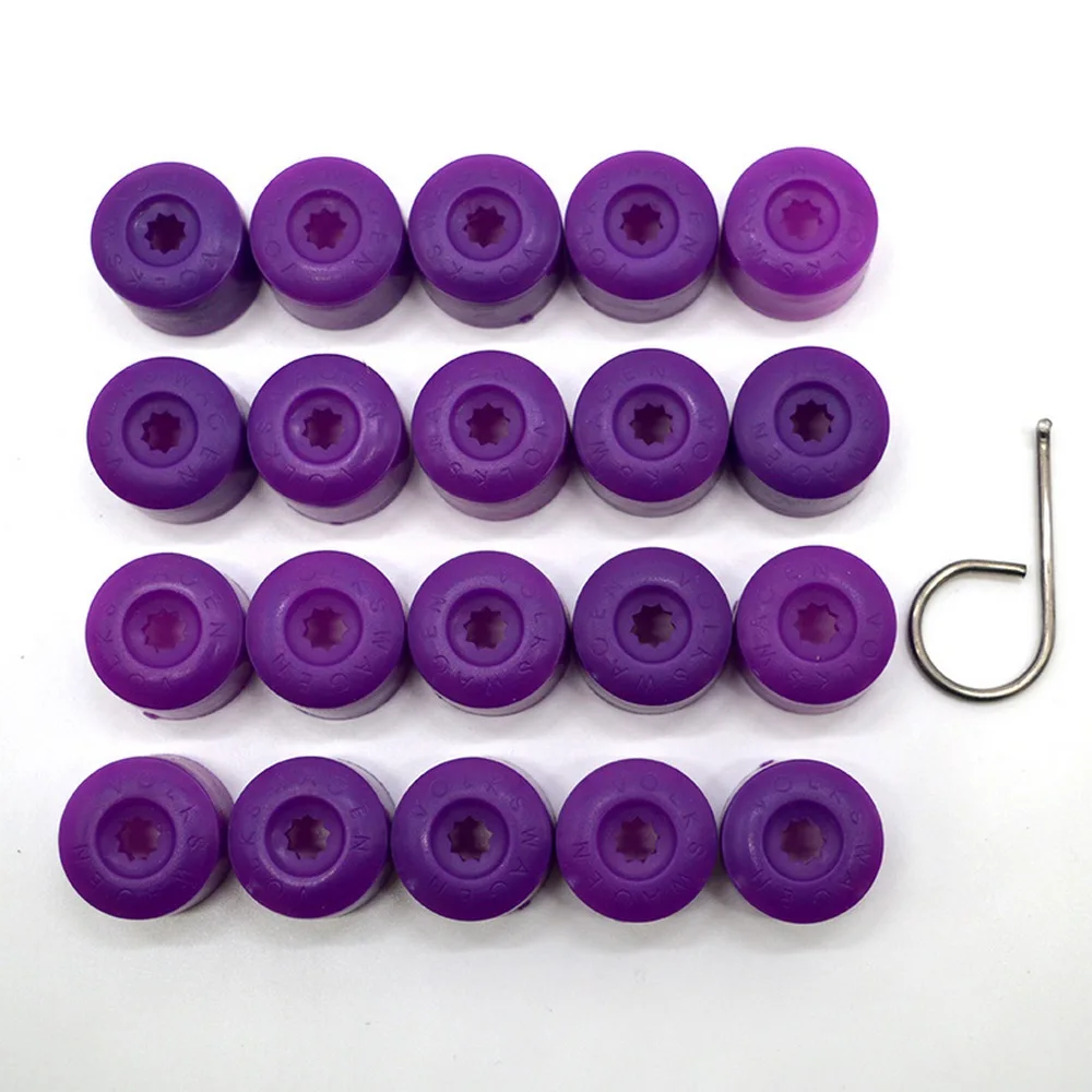 20 Pezzi 17 mm Auto Ruote Copridado, Tappo Dado Bullone